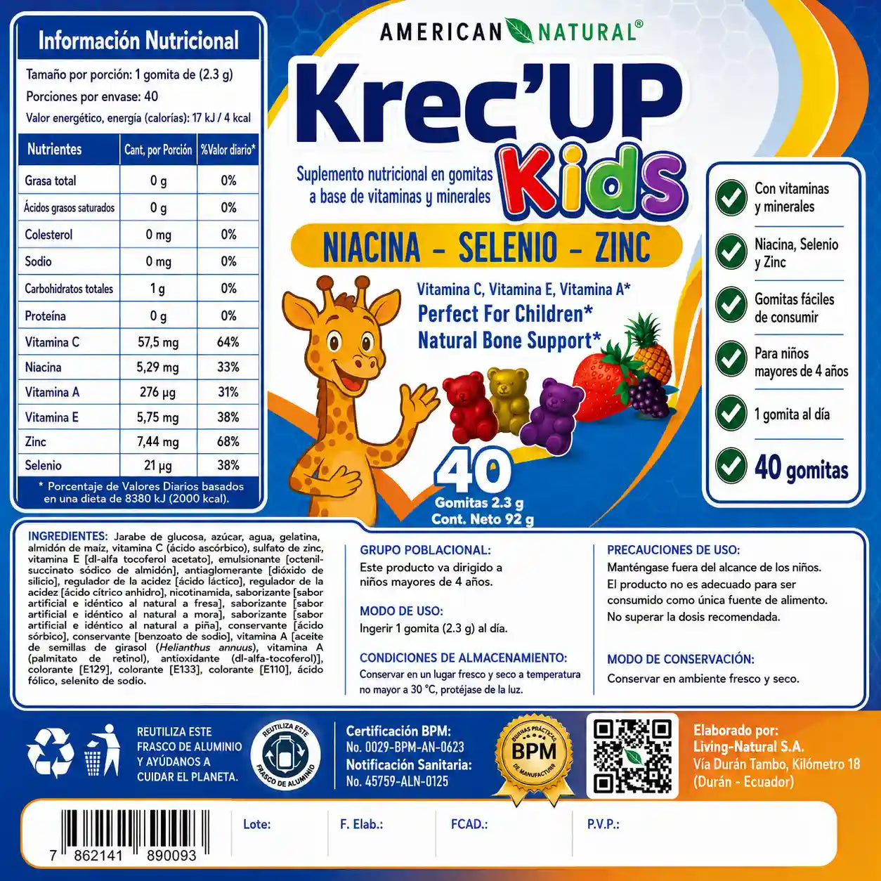 Krec'UP Kids Gummies