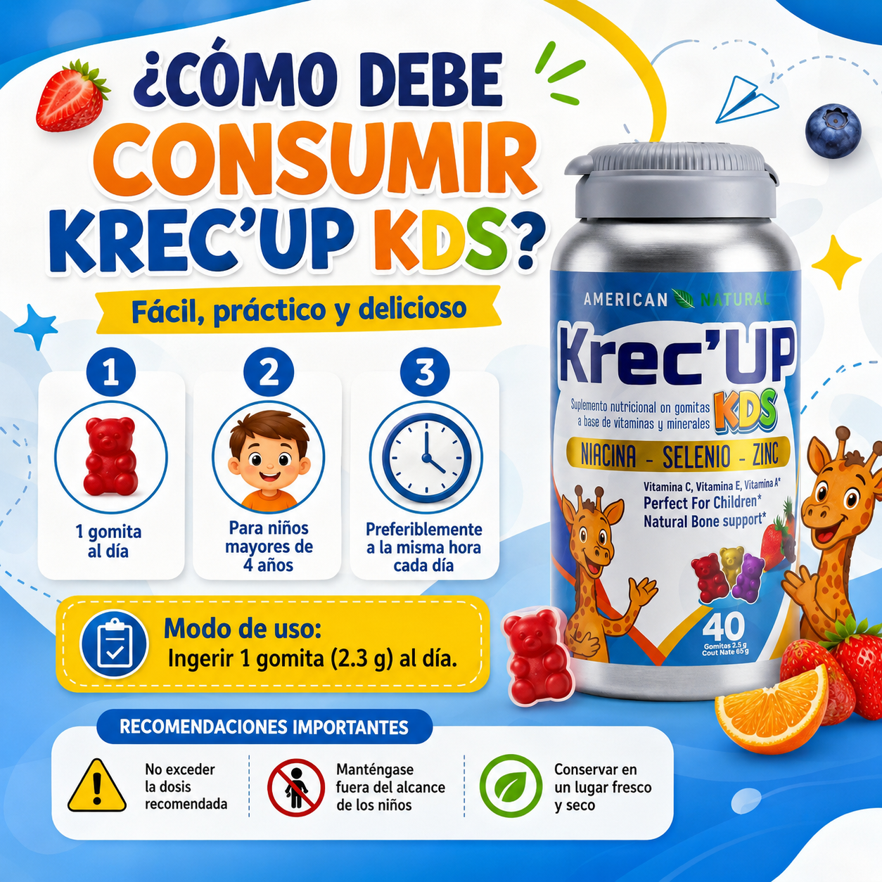 Krec'UP Kids Gummies