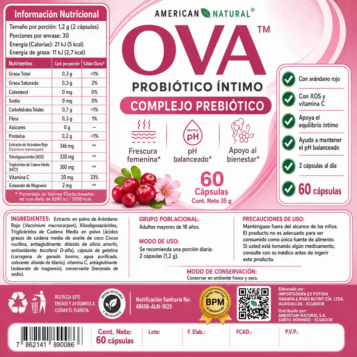 OVA Prebiótico