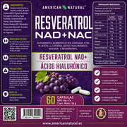 Resveratrol NAD+ NAC