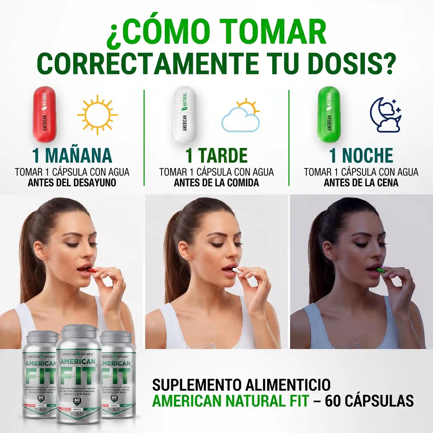 Cómo tomar American Fit modo de uso diario